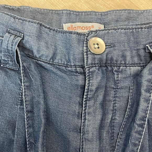 Ella Moss Sara Chambray Shorts Big Kids size 10 - Picture 6 of 6